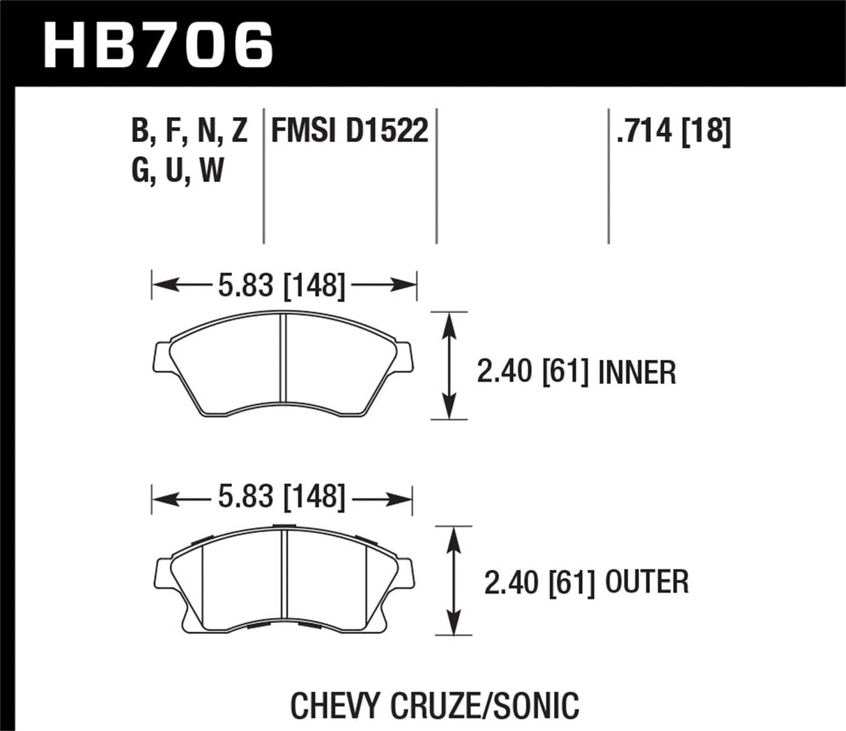 Hawk 10-12 Chevy Corvette Grand Sport / 06-12 Corvette Z06 Front DTC-70 Race Brake Pads