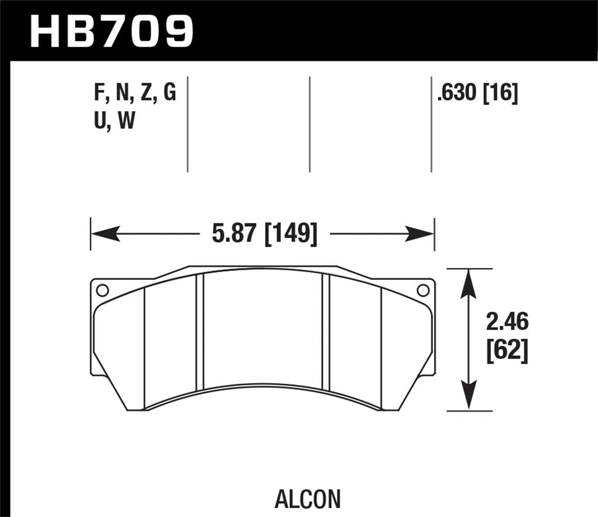 Hawk Motorsports Fitment DTC-30 Motorsports Brake Pads