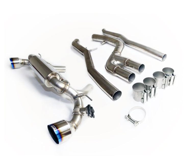 HKS 2019+ Toyota GR Supra w/o OPF Dual Hi-Power Titanium Tip Catback Exhaust