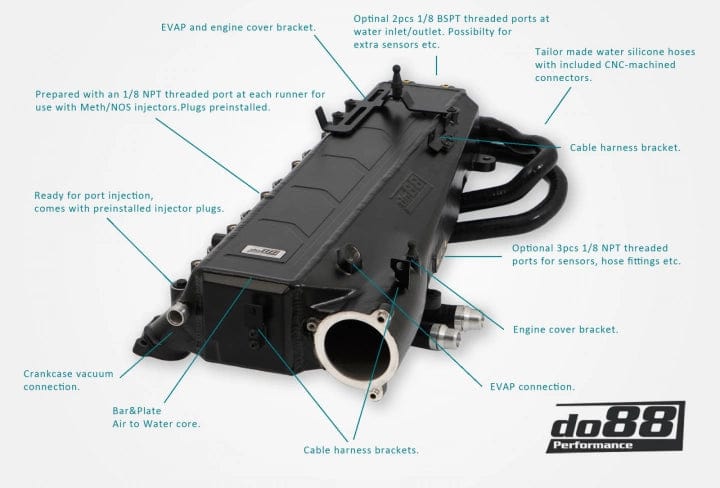 do88 Charge Cooler Manifold - BMW / Toyota / B58 / G0X / G1X / G2X / G3X / G4X / G7X / A90 & More