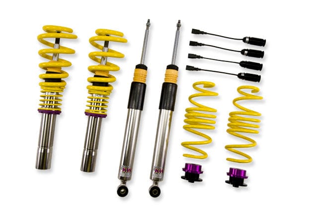 KW V2 Coilover Kit Bundle - Audi A4, S4 (8K/B8) with electronic damping control