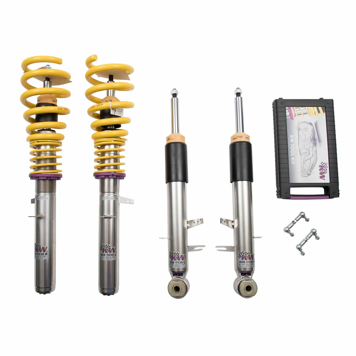 KW V3 Coilover Kit - BMW X5 (F15), X6(F16) with rear air, without EDC