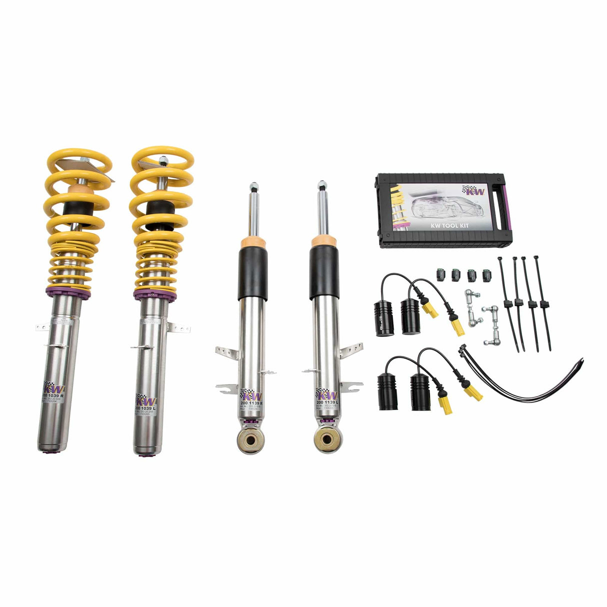 KW V3 Coilover Kit Bundle - BMW X5 (F15), X6(F16), X5M(F85), X6M(F86) with rear air, with EDC, bundle