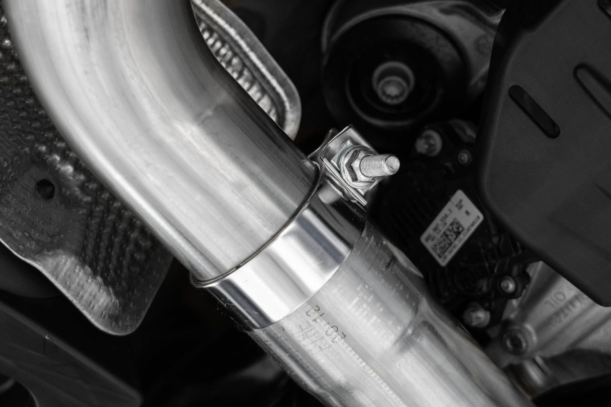 MBRP 3" Cat Back Quad Tip Exhaust System - VW Mk8 Golf R