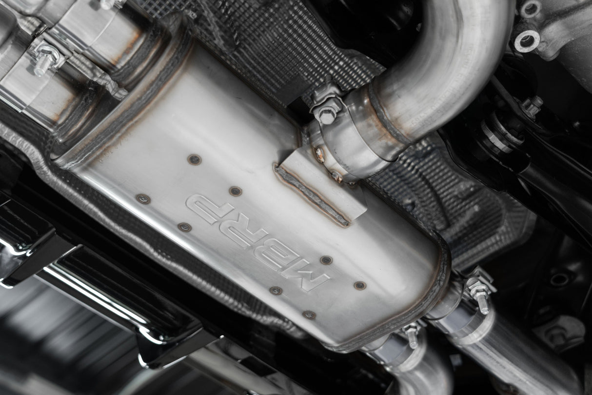 MBRP 3" Cat Back Quad Tip Exhaust System - VW Mk8 Golf R