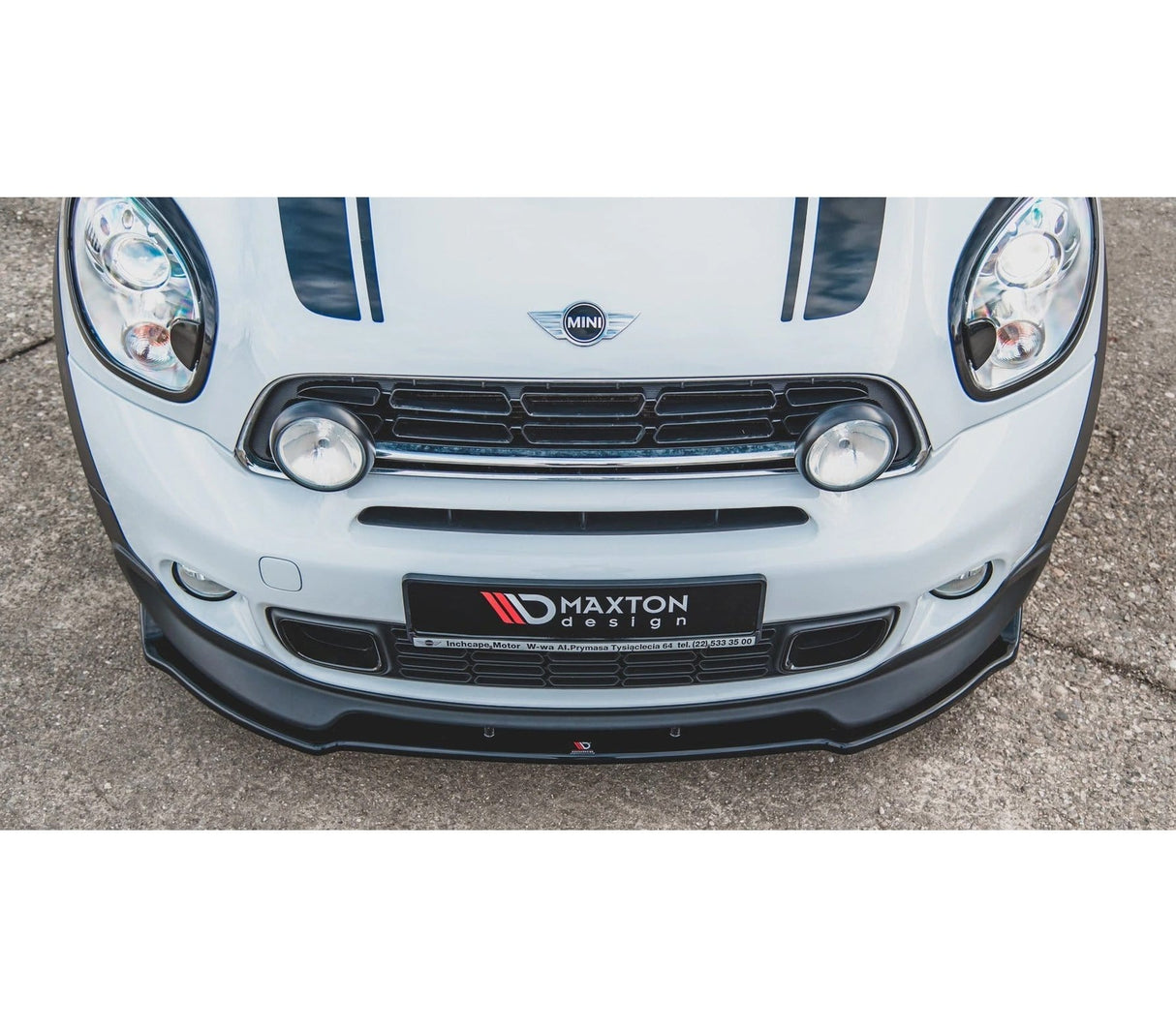 Maxton Design Front Splitter MINI Countryman R60 S & JCW