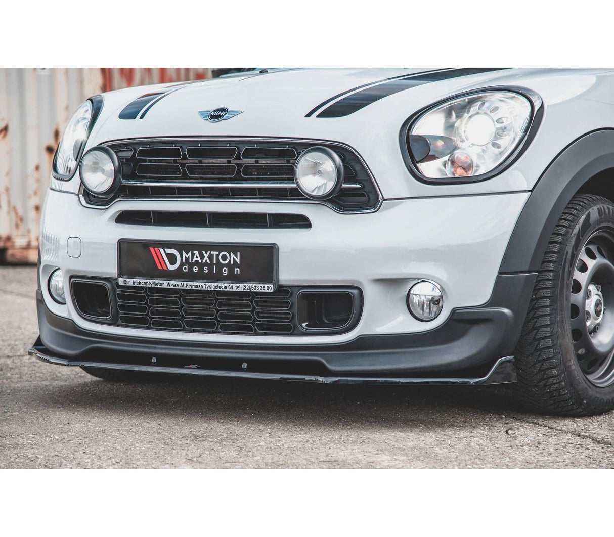 Maxton Design Front Splitter MINI Countryman R60 S & JCW