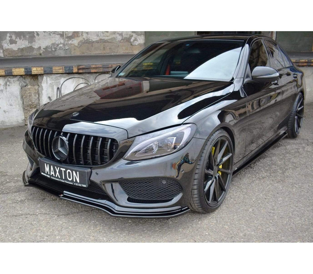 Maxton Design Front Splitter V.1 Mercedes- Benz C43 AMG W205