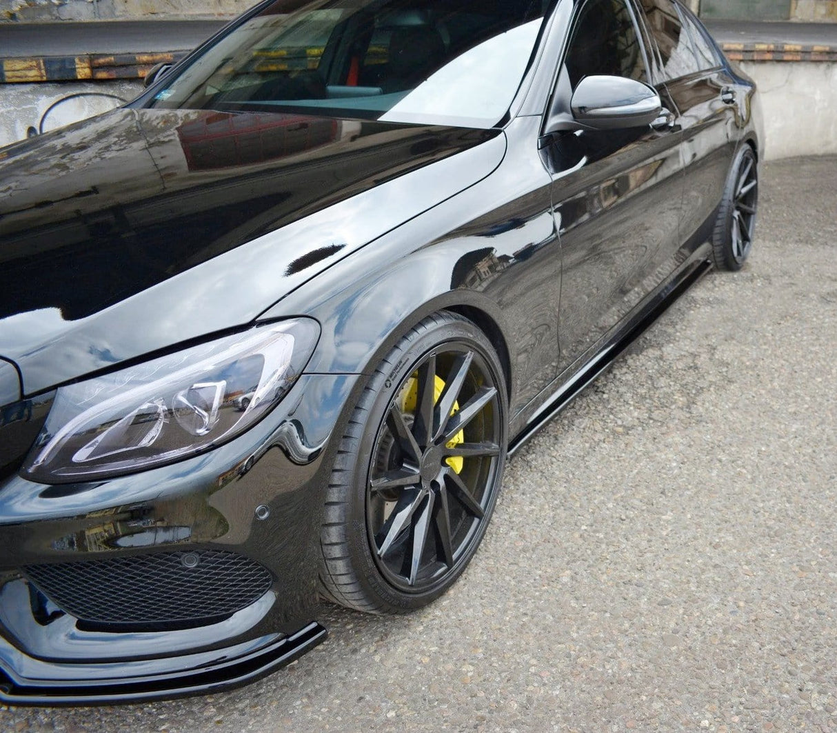 Maxton Design Side Skirts Diffusers Mercedes- Benz C43 AMG W205