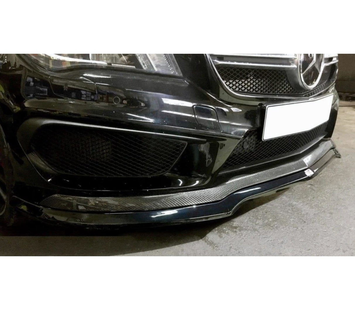 Maxton Design Front Splitter V.1 Mercedes CLA 45 AMG C117 (Preface)