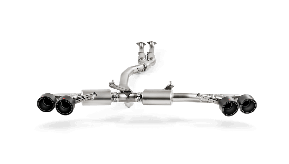 Akrapovic 08-17 Nissan GT-R Evolution Line Cat Back (Titanium) w/ Carbon Tips