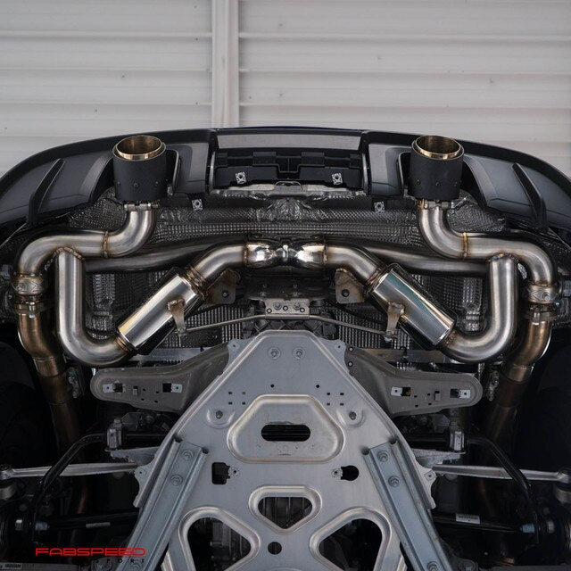 Fabspeed Valvetronic X-Pipe Exhaust System (718 GT4)
