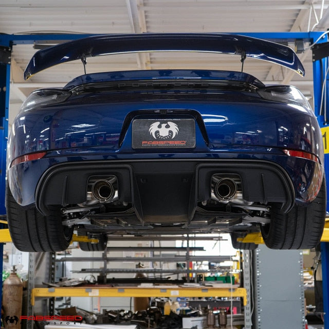 Fabspeed Valvetronic X-Pipe Exhaust System (718 GT4)
