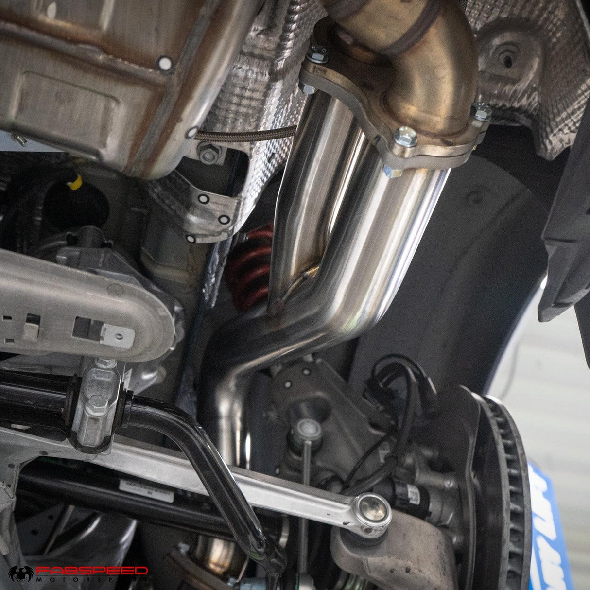 Fabspeed Porsche 718 GT4 / GTS / Spyder Over Axle Link Pipes (2020+)