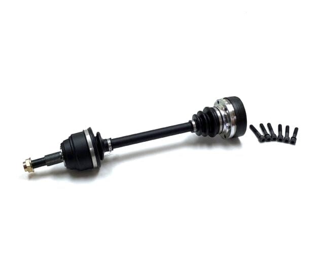 Driveshaft Shop Factory 02M 6-Speed X2 650hp Rated (Left) Axle with 2pc Outer CV - VW / Mk4 / Golf / Jetta / GTI