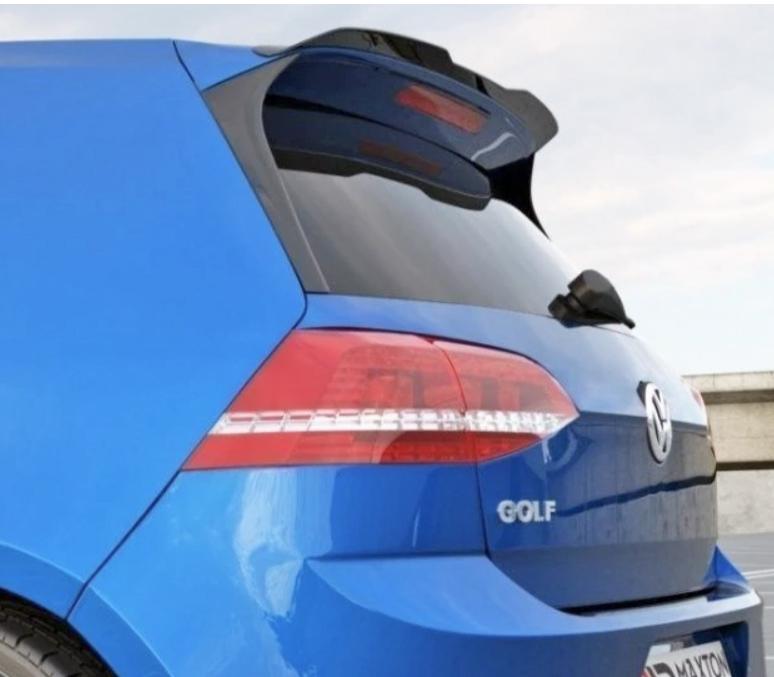 Maxton Design Gloss Black Spoiler Extension | Volkswagen Mk7 GTI/R