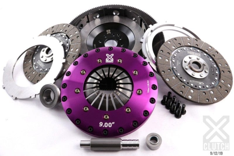 XClutch 96-04 Ford Mustang GT 4.6L 9in Twin Solid Organic Clutch Kit (Suits 26 Spline Only)