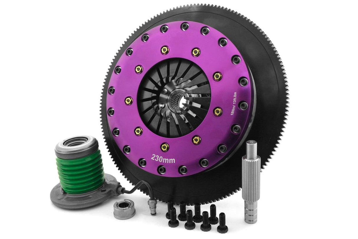 XClutch 07-12 Ford Mustang Shelby GT500 5.4L 9in Twin Solid Organic Clutch Kit