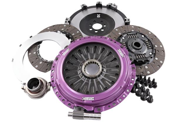 XClutch 07-17 Mitsubishi Lancer EVO X 2.0L 10.5in Twin Sprung Organic Clutch Kit