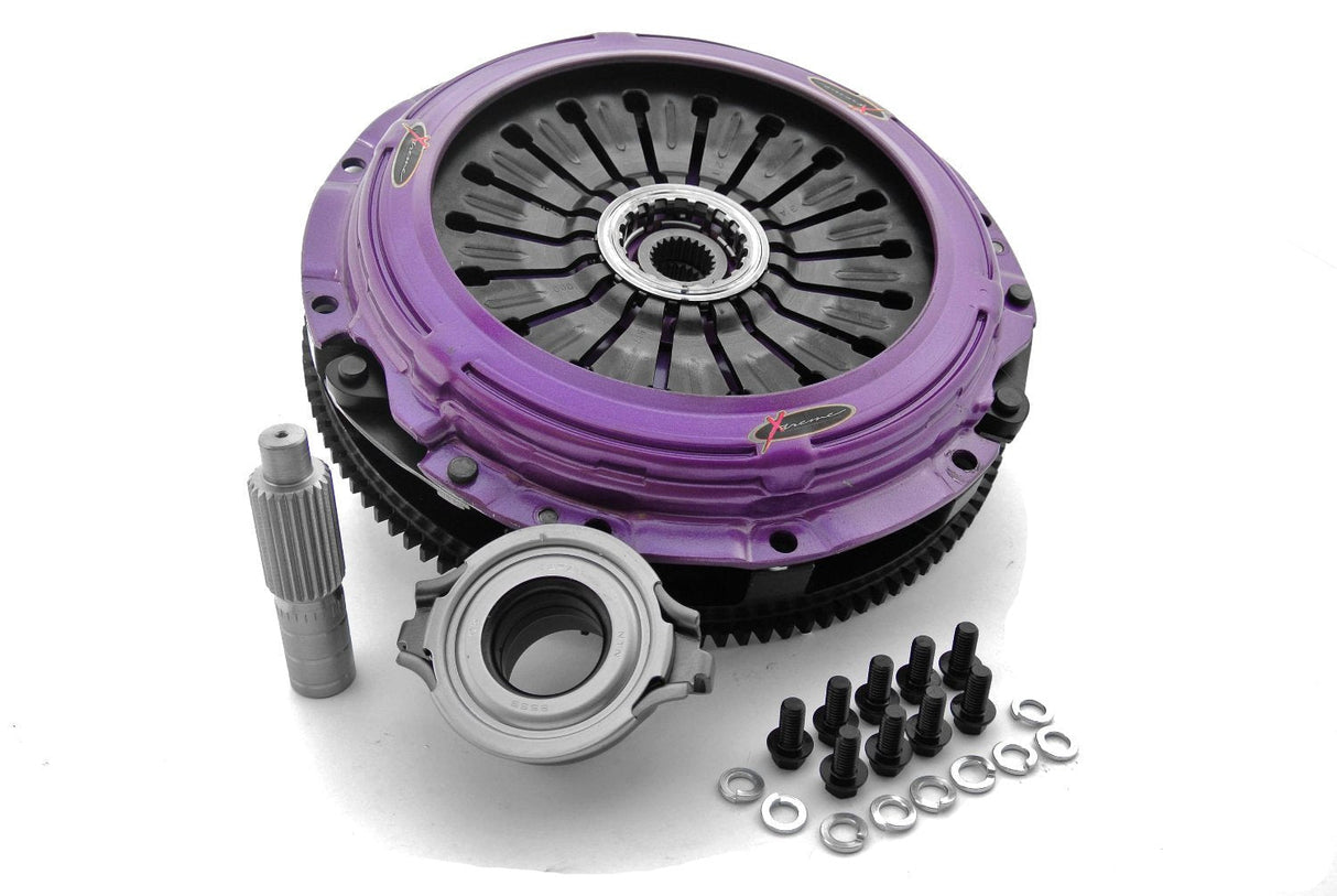 XClutch 07-17 Mitsubishi Lancer EVO X 2.0L 9in Twin Solid Ceramic Clutch Kit