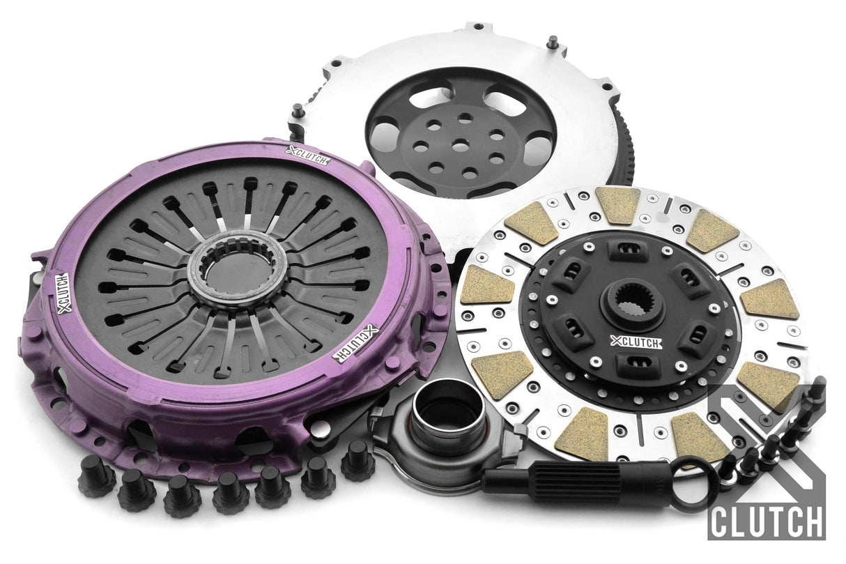 XClutch 1997 Mitsubishi Lancer EVO IV 2.0L Stage 2 Cushioned Ceramic Clutch Kit (Flywheel Included)