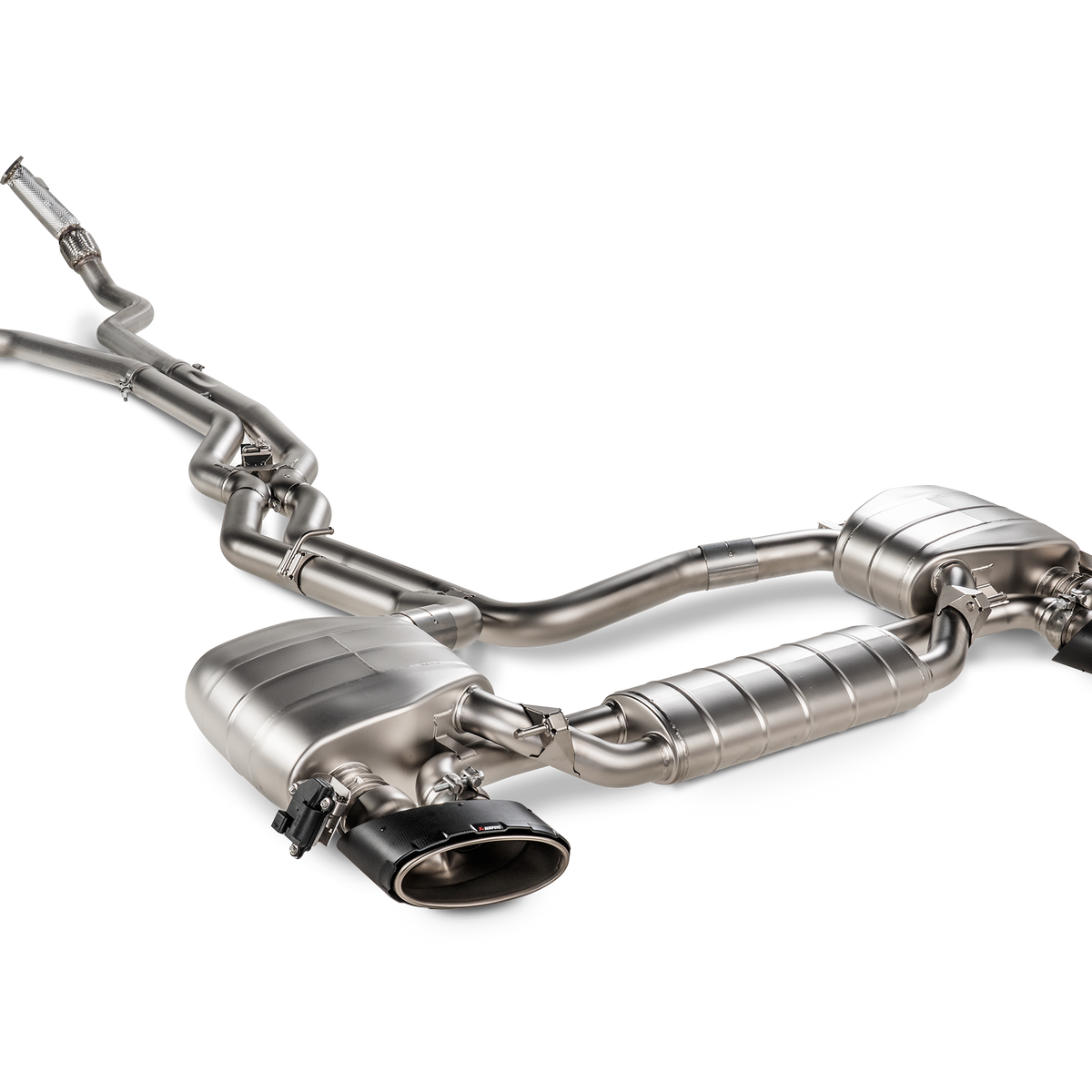 Akrapovic 13-17 Audi S6 Avant/Limousine (C7) Evolution Line Cat Back (Titanium) w/ Carbon Tips