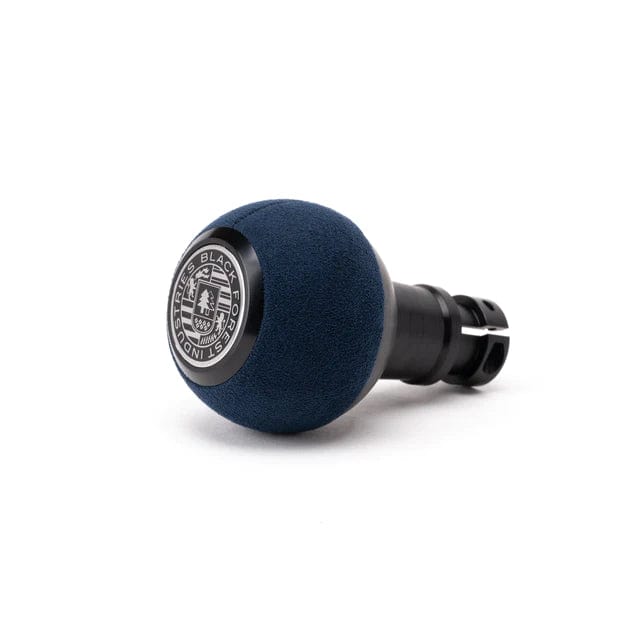BFI GS2 Heavy Weight Shift Knob - Porsche 964/997 Manual - Royal Blue Alcantara / Black Anodized