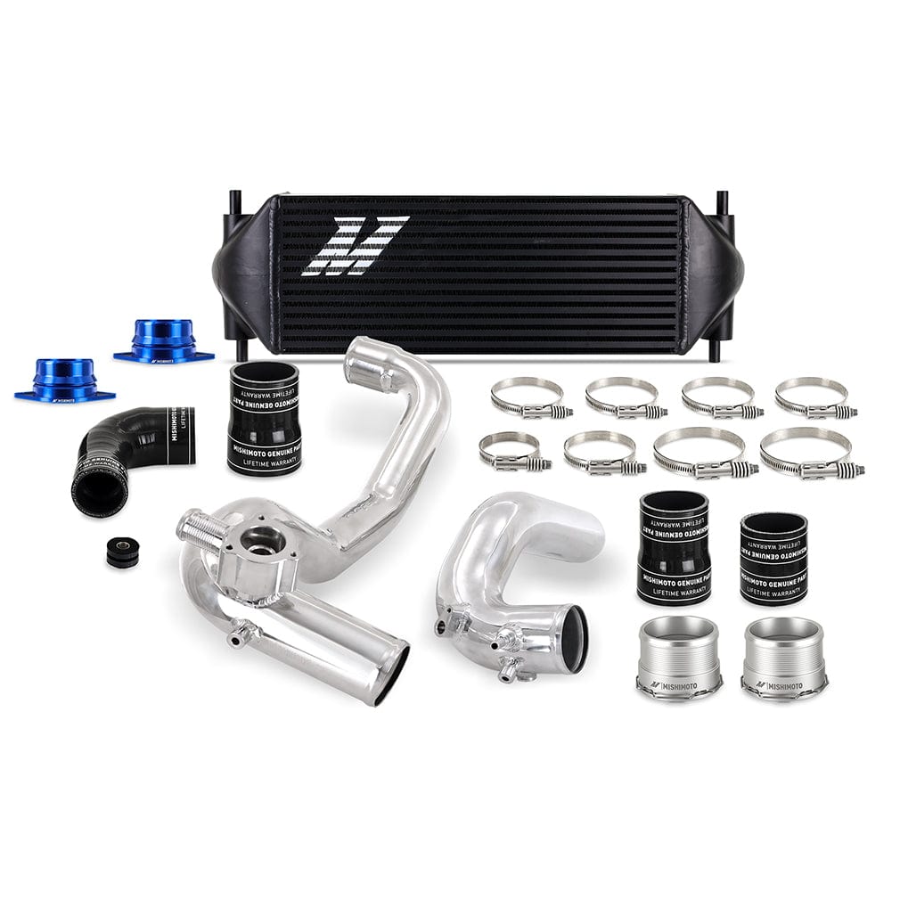 Mishimoto Performance Intercooler Kit, Ford Bronco 2.3L 2021+, Black IC, Polished IC Pipes