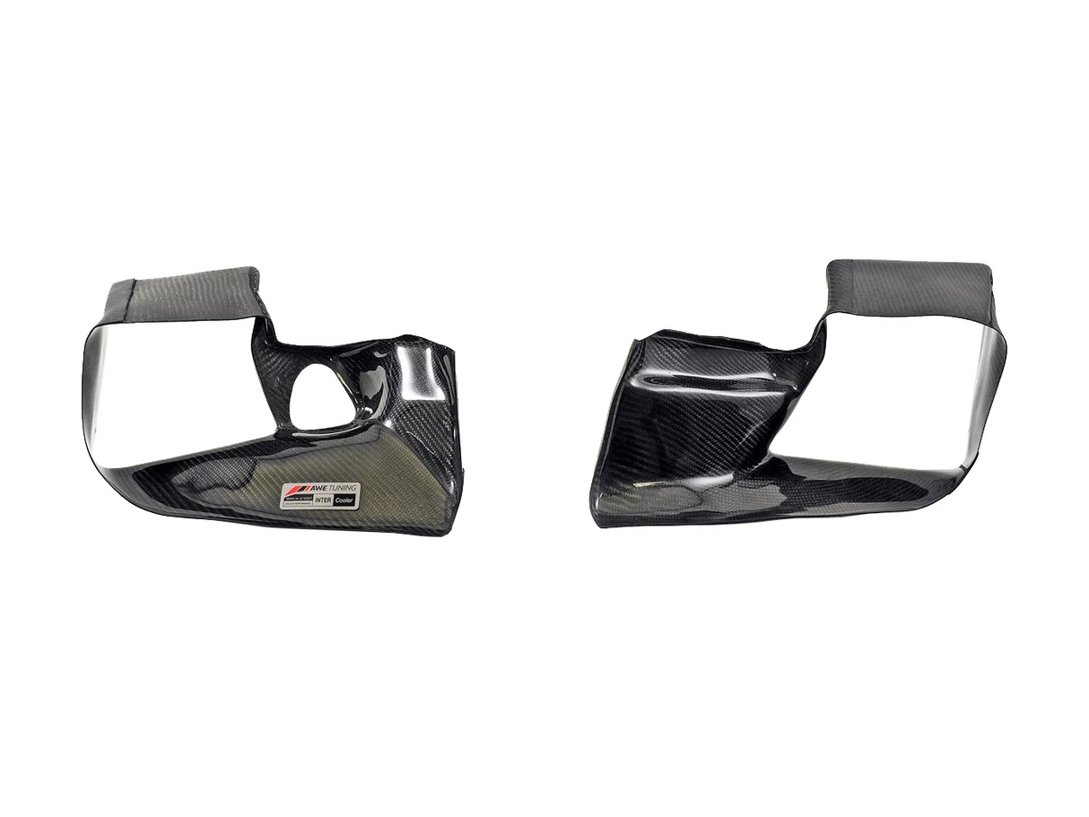 AWE Tuning Audi 2.7T Intercooler Carbon Fiber Shrouds - Shrouds Only, Set of Two