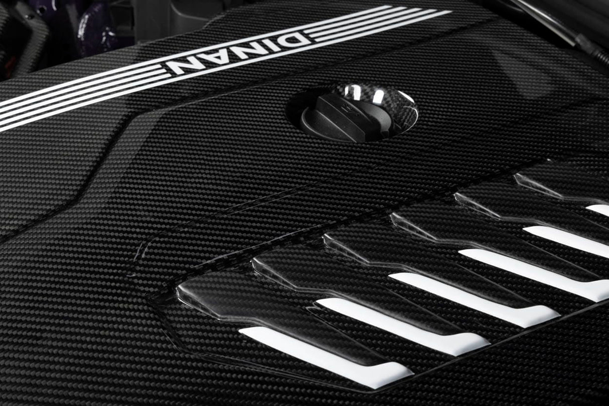 Dinan Gloss Carbon Fiber Engine Cover - BMW / G2X / G4X / B58