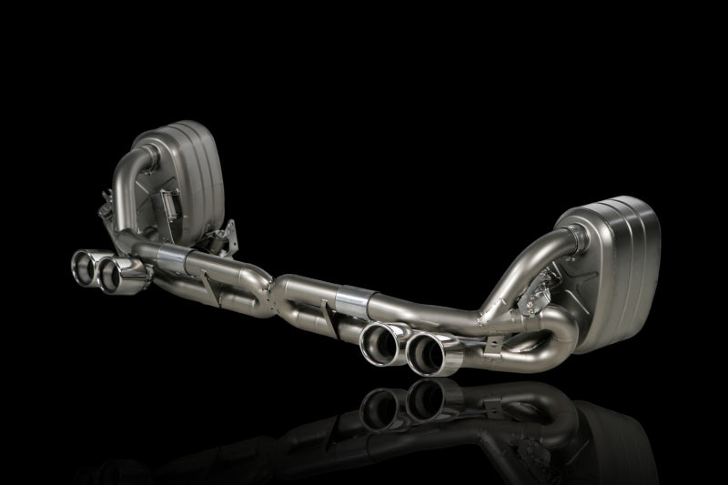 Akrapovic Porsche 911 Carrera S/4/4S/GTS (997.2) Slip-On Race Line (Titanium) w/ Titanium Tips