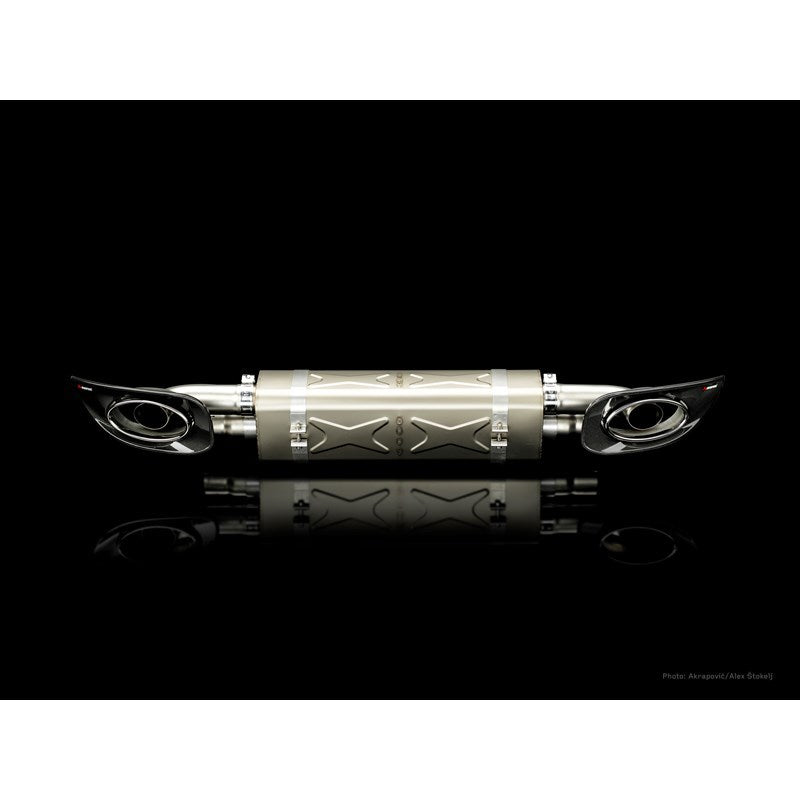 Akrapovic Porsche 911 Turbo / Turbo S (997.2) Slip-On Line (Titanium) w/ Titanium Tips