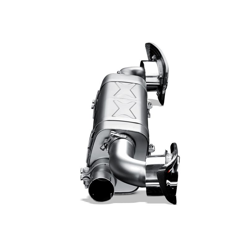 Akrapovic Porsche 911 Turbo / Turbo S (997.2) Slip-On Line (Titanium) w/ Titanium Tips