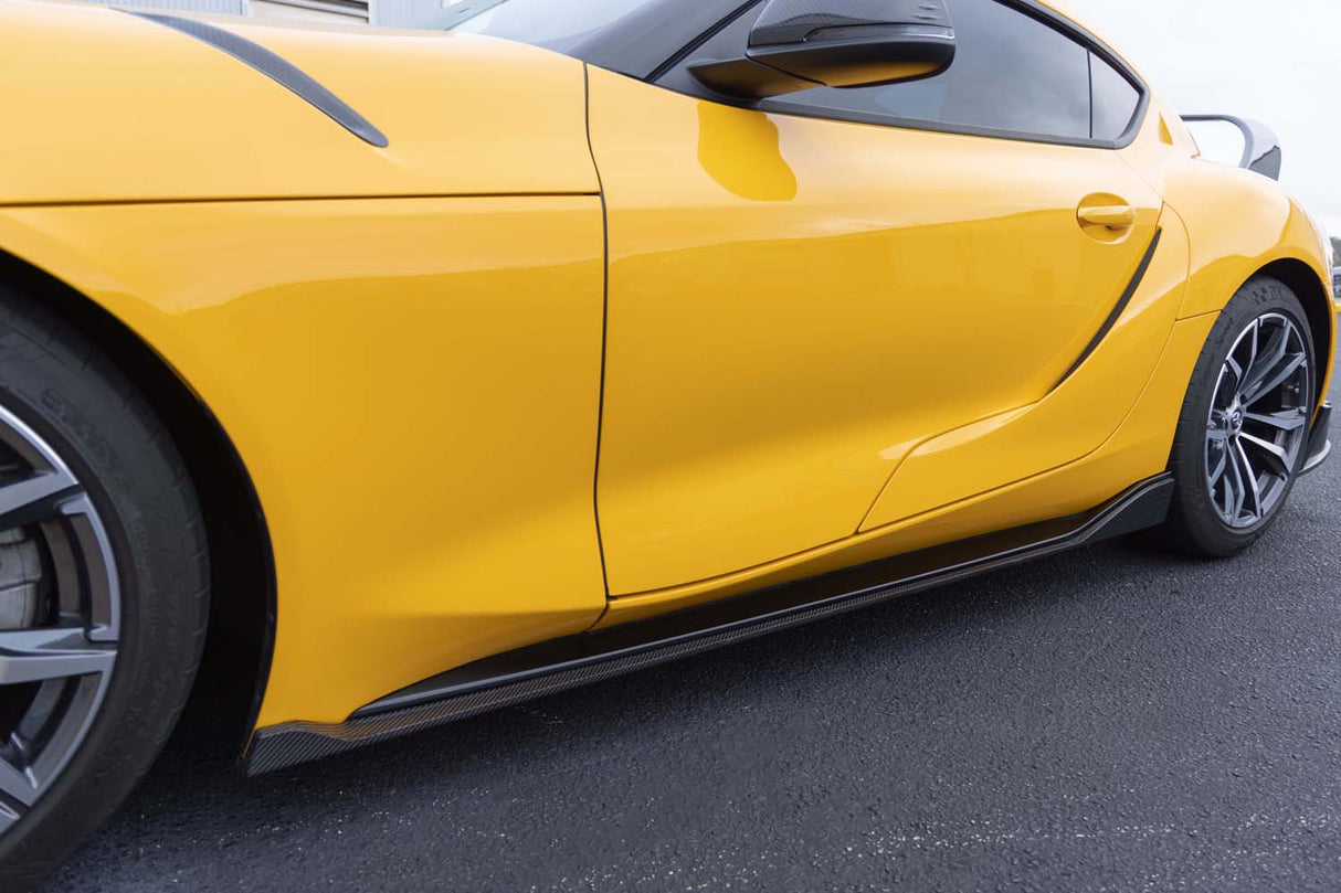 Dinan Side Skirts (Carbon Fiber) - Toyota / A90 / A91 / GR Supra