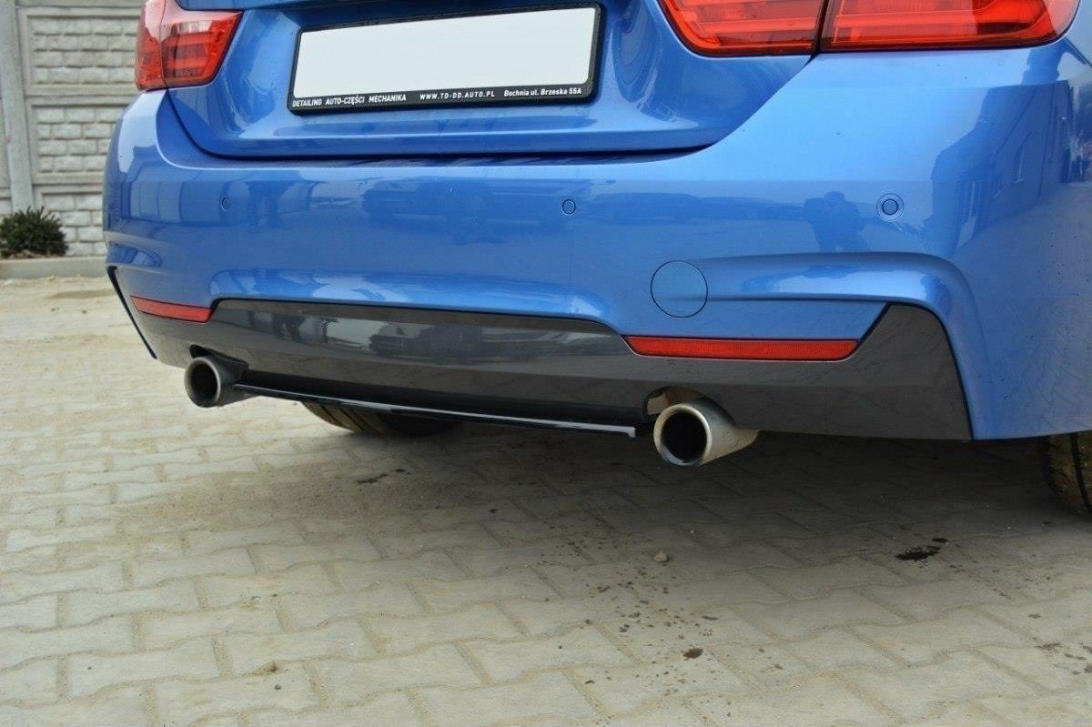 Maxton Design Central Rear Splitter BMW 4 F32 M-Package (Without Vertical Bars)