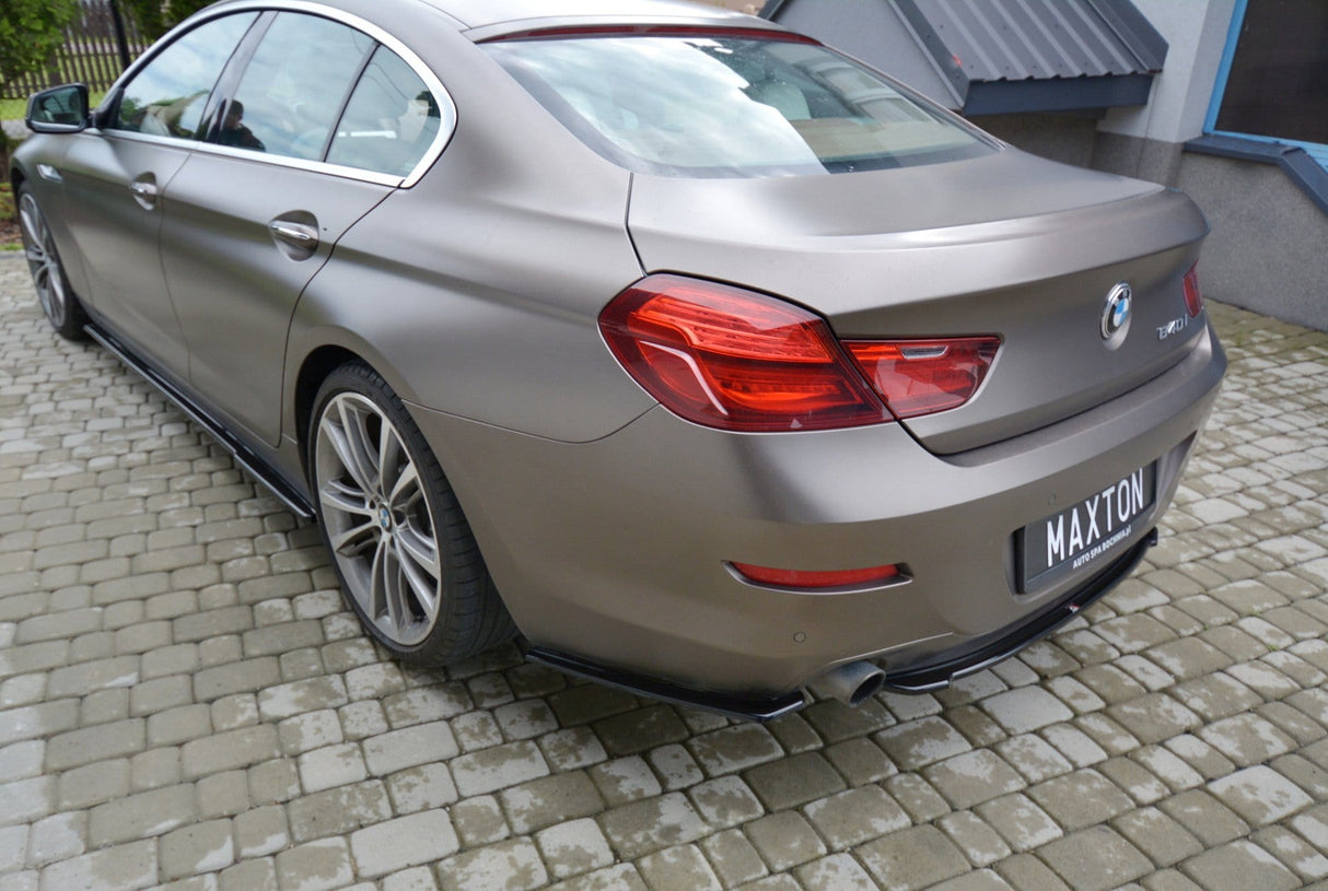 Maxton Design Central Rear Splitter BMW 6 Gran Coupé