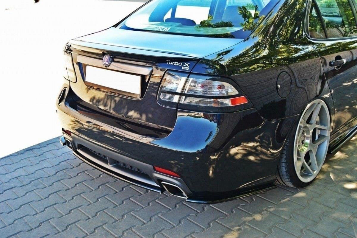 Maxton Design Central Rear Splitter Saab 9-3 Turbo X