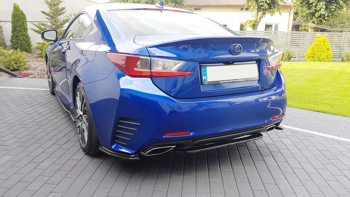 Maxton Design Central Rear Splitter (Without Vertical Bars) Lexus Rc