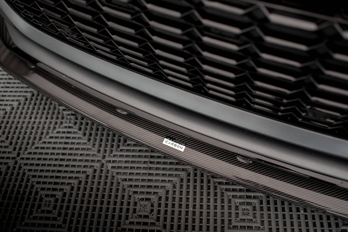 Maxton Design Carbon Fiber Front Splitter - Audi / C8 / RS6 / RS7
