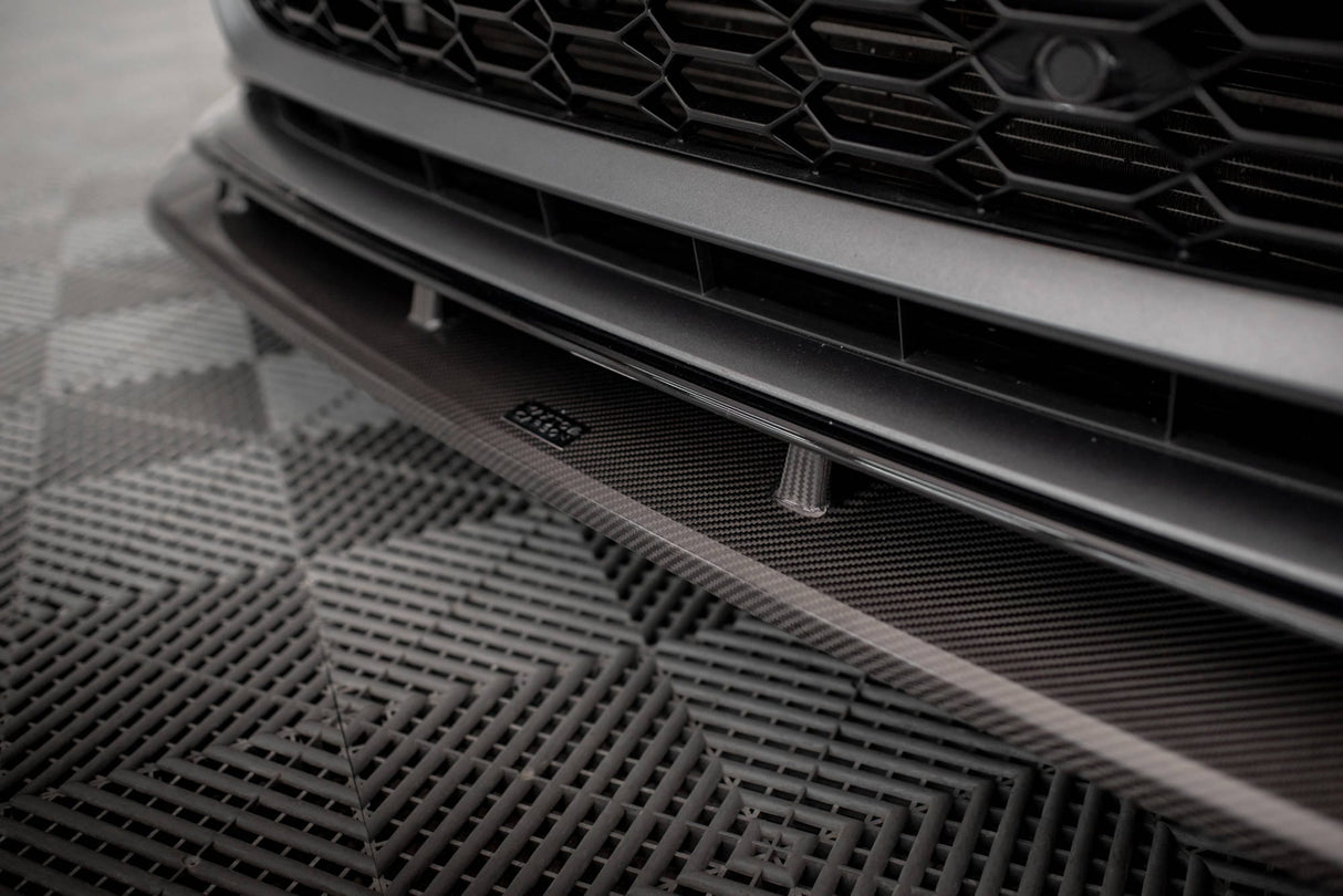 Maxton Design Carbon Fiber Front Splitter - Audi / C8 / RS6 / RS7