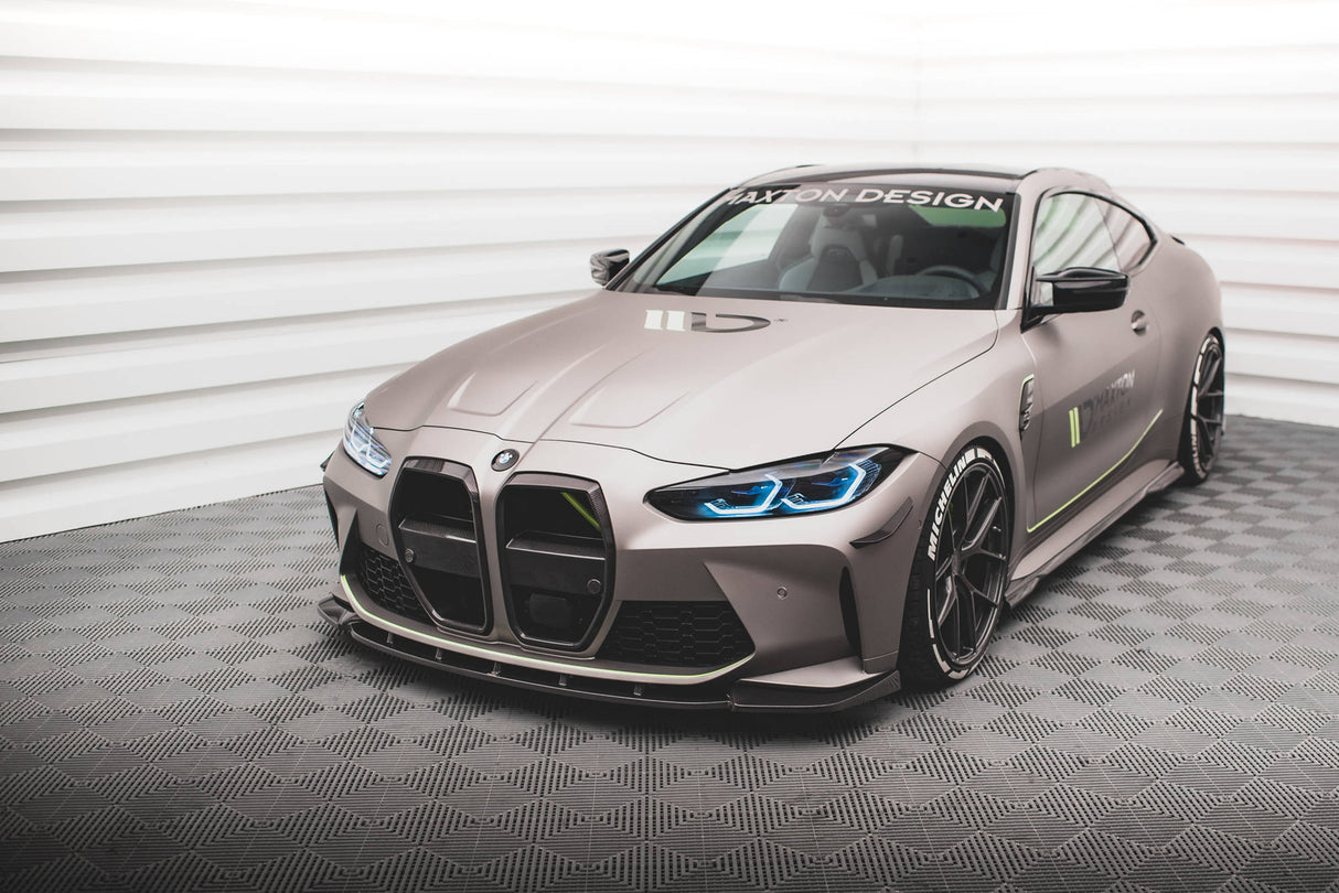 Maxton Design Carbon Fiber Front Splitter V.1 BMW M4 G82 / M3 G80