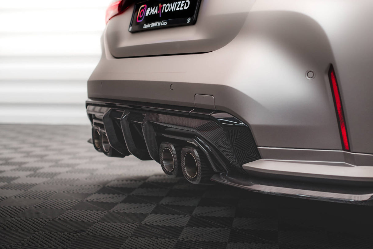 Maxton Design Carbon Fiber Rear Diffuser BMW M4 G82 / M3 G80