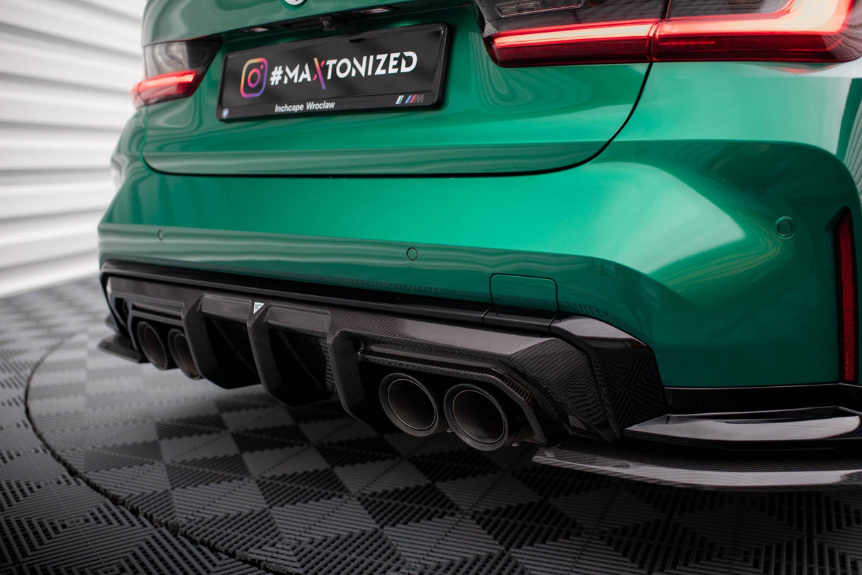 Maxton Design Carbon Fiber Rear Diffuser BMW M4 G82 / M3 G80