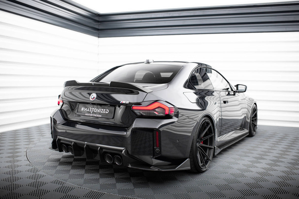 Maxton Design Carbon Fiber Rear Side Splitters BMW M2 G87 (Set For Valance)