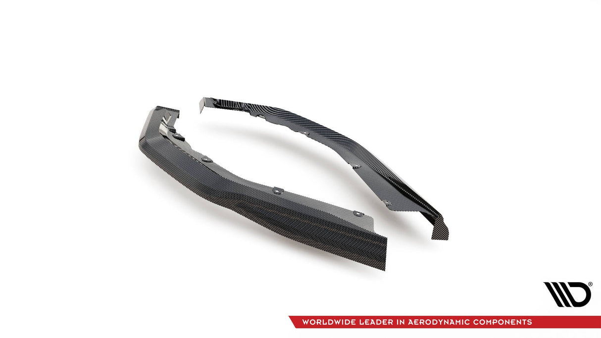 Maxton Design Carbon Fiber Rear Side Splitters BMW M4 G82 (Set For Diffuser Only)