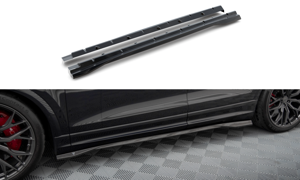 Maxton Design Carbon Fiber Side Skirts Audi RSQ8 MK1