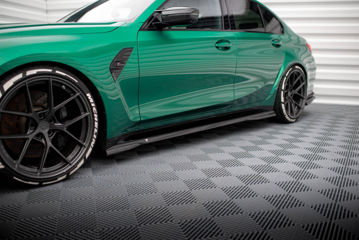 Maxton Design Carbon Fiber Side Skirts BMW M3 G80