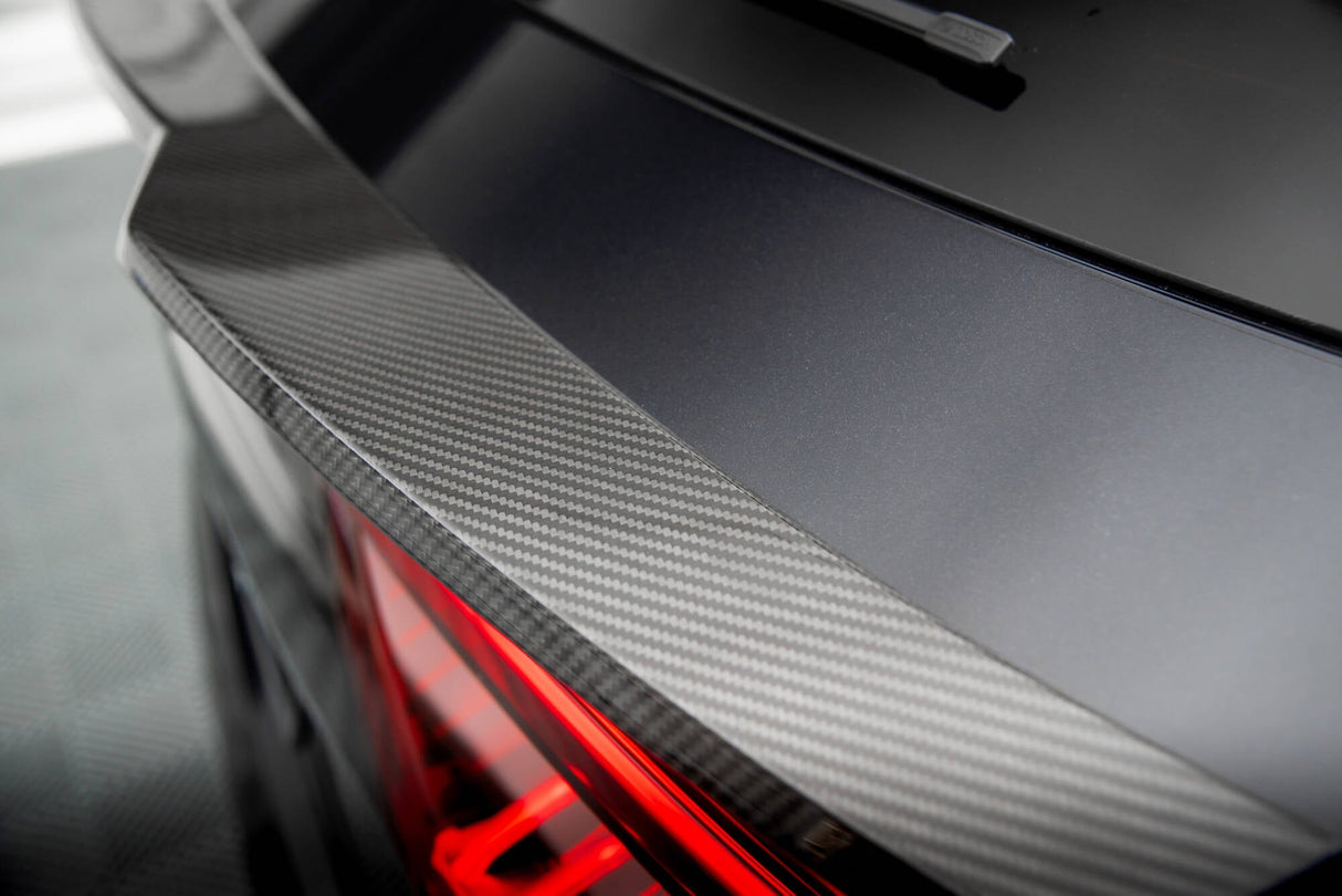 Maxton Design Carbon Fiber Tailgate Spoiler (Lower) Audi RSQ8 MK1