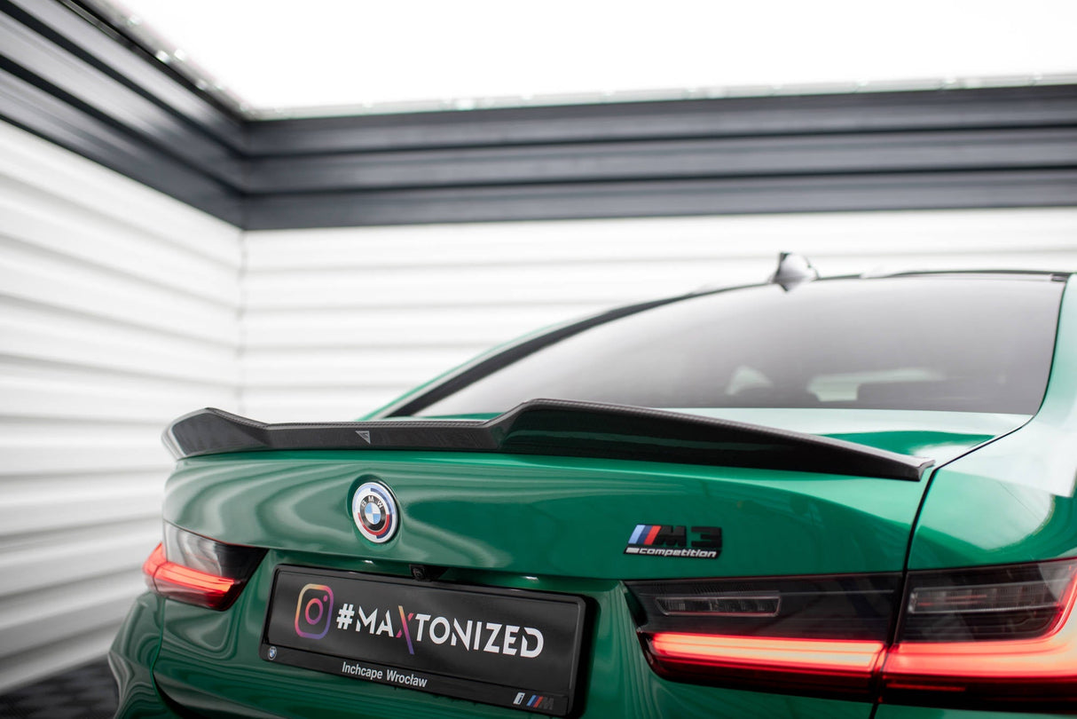 Maxton Design Carbon Fiber Ducktail Spoiler BMW M3 G80