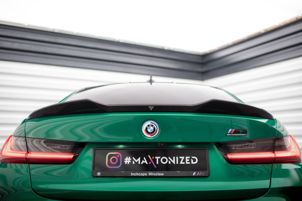 Maxton Design Carbon Fiber Ducktail Spoiler BMW M3 G80